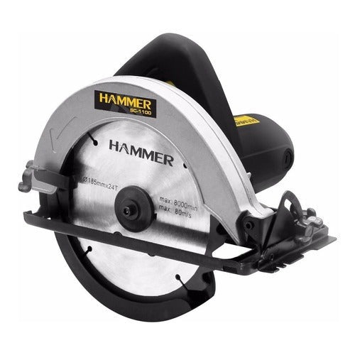 Serra Circular Elétrica Profissional - 1100 W - Hammer