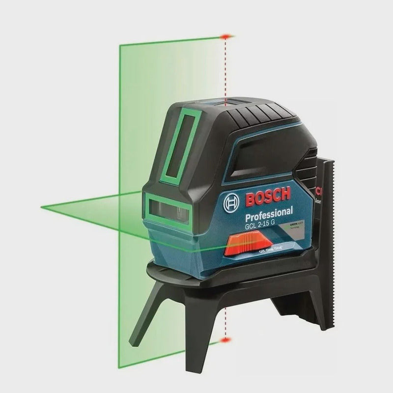 Nível A Laser De Linhas E Pontos 15m Verde Gcl 2-15 G Bosch