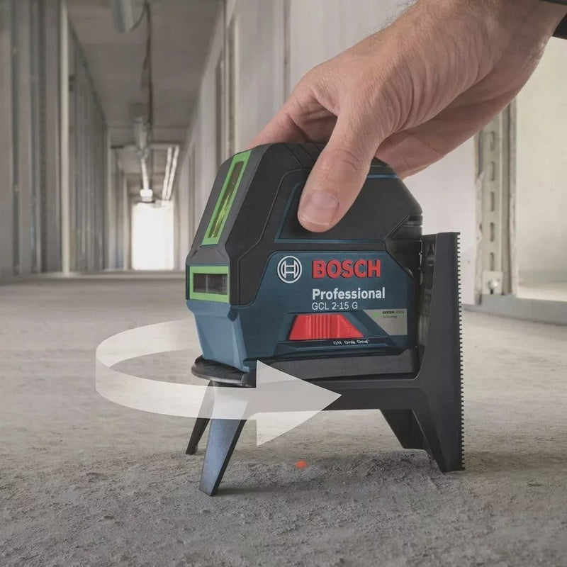 Nível A Laser De Linhas E Pontos 15m Verde Gcl 2-15 G Bosch