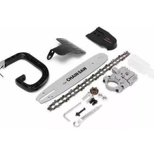 Kit Adaptador De Serra Elétrica Motosserra Moto Serra para Esmerilhadeira Lixadeira Importway